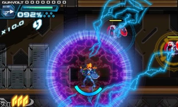 Azure Striker Gunvolt: I wanna be Mega Man - Pixel Flood