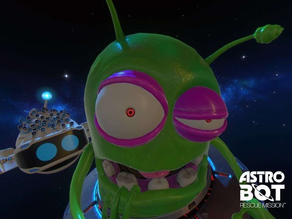 Astro Bot Rescue Mission - Pixel Flood