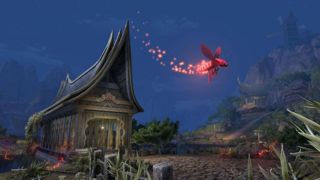 Un piccolo insetto rosso simile a una lucciola illumina le notti in The Elder Scrolls Online