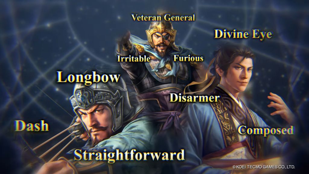 Esempri di ufficiali in Romance of the Three Kingdoms