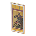 Quadro dettagliato - Azisai Soukeizu - I fiori sono viola, l'originale li ha blu