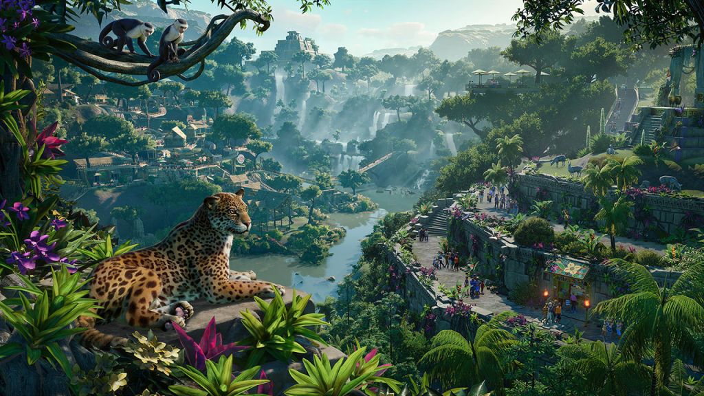Una vista su uno zoo da Planet Zoo South America