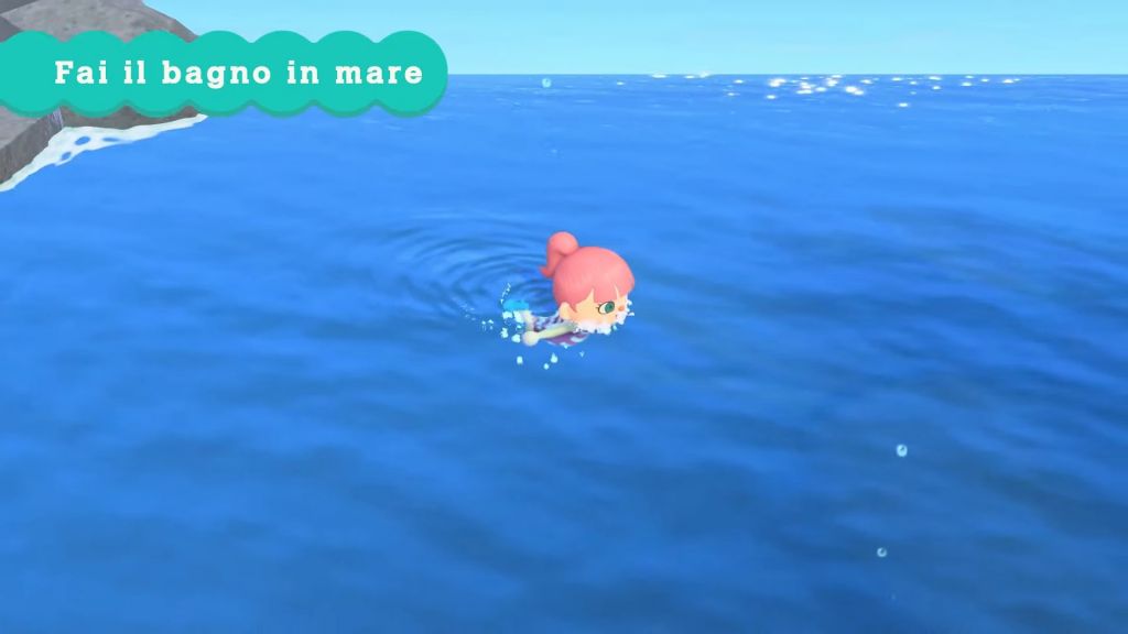 Animal Crossing Nuoto