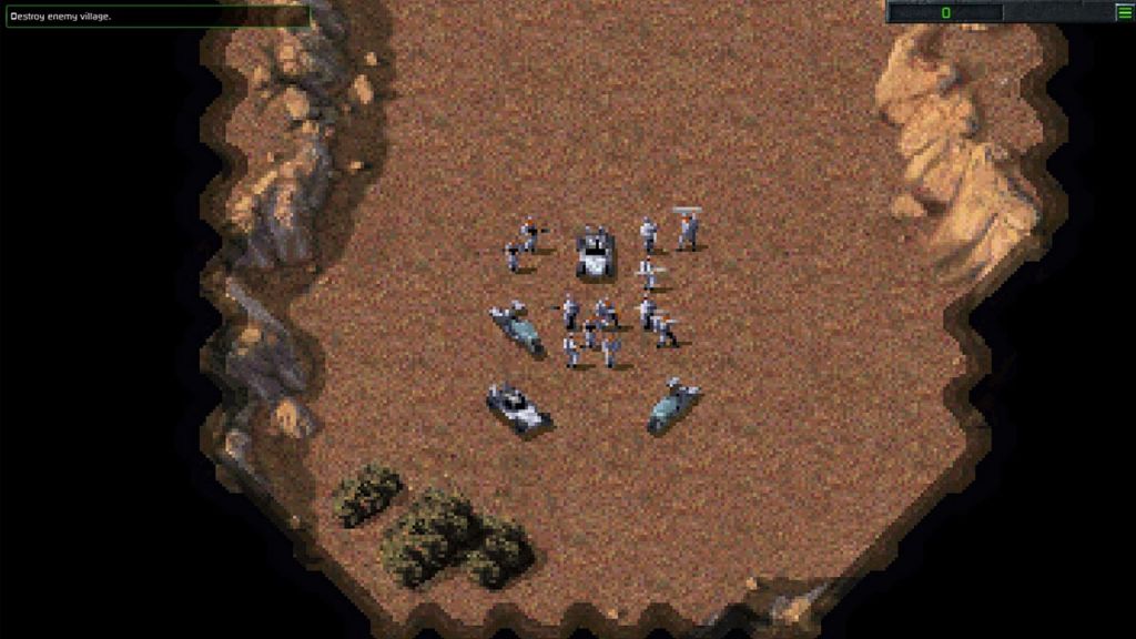 Screenshot di come appariva Command & Conquer prima della Remastered Collection