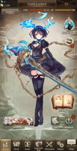 Schermata del menù di gioco in cui si può vedere la protagonista Alice.