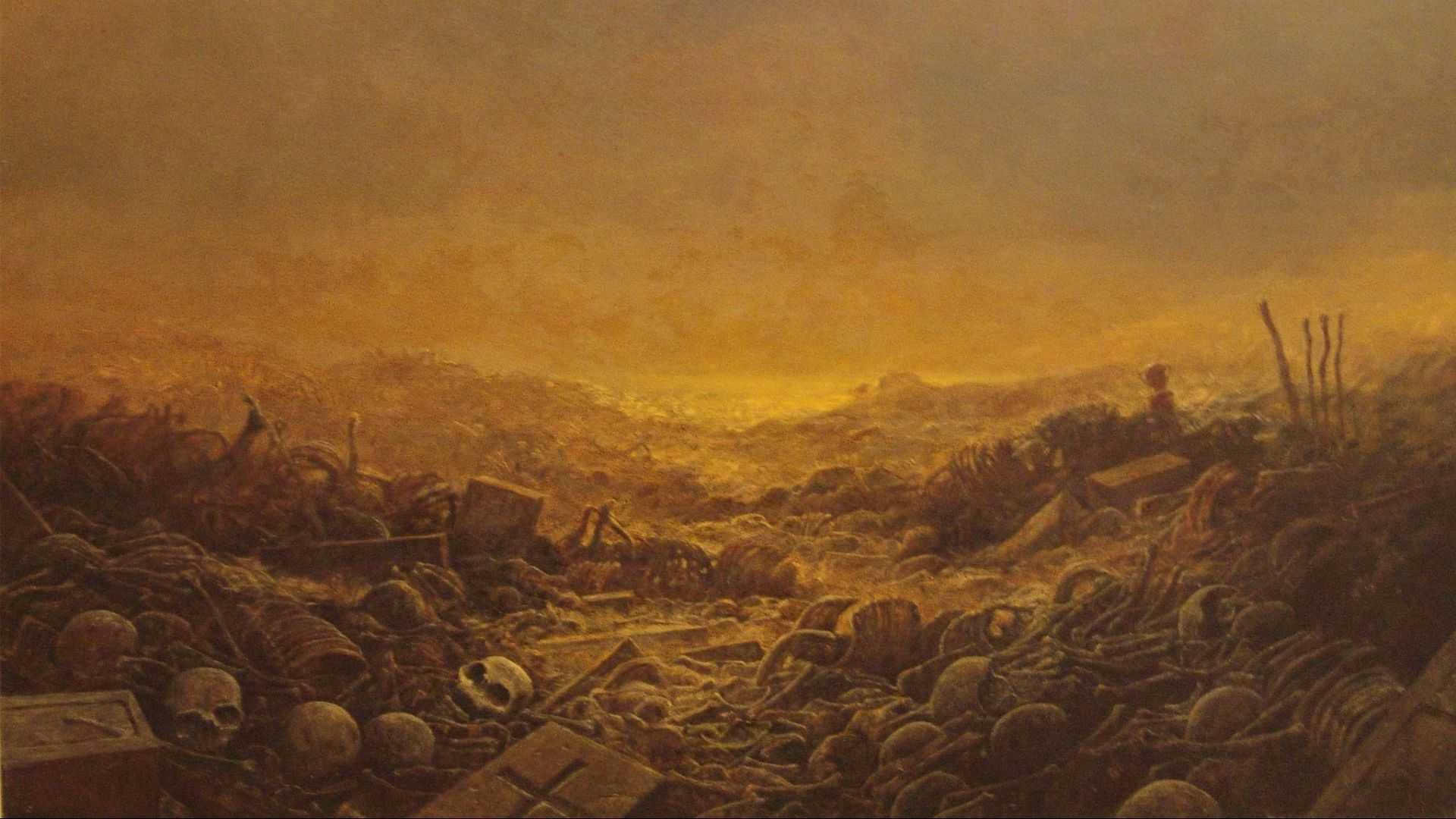 Opera di Beksinski, uno degli artisti che ha ispirato Angelica Donarini