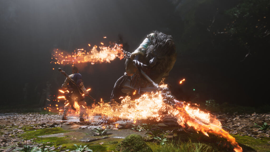 Black Myth: Wukong cane di fuoco