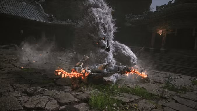 Black Myth: Wukong lupo bianco