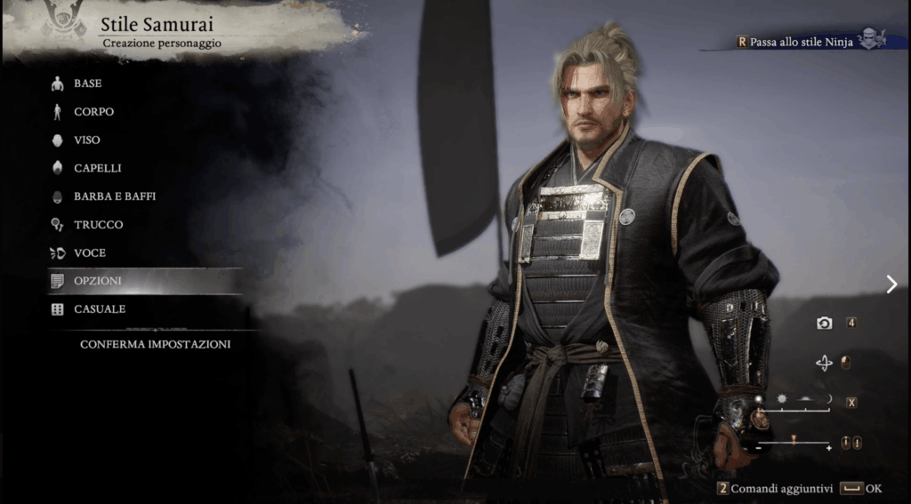 personalizzazione Nioh 3