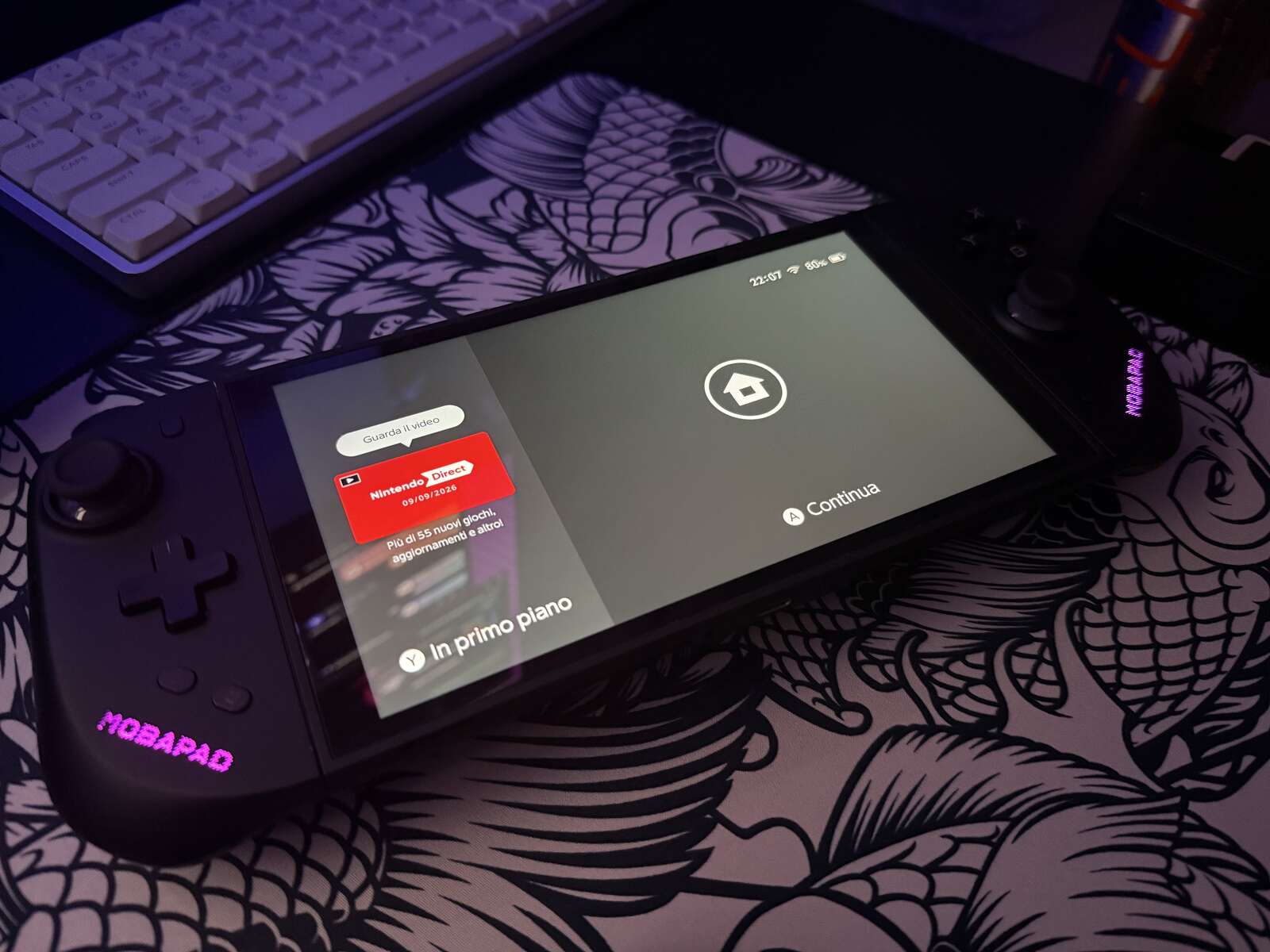 Mobapad M12-S switch 